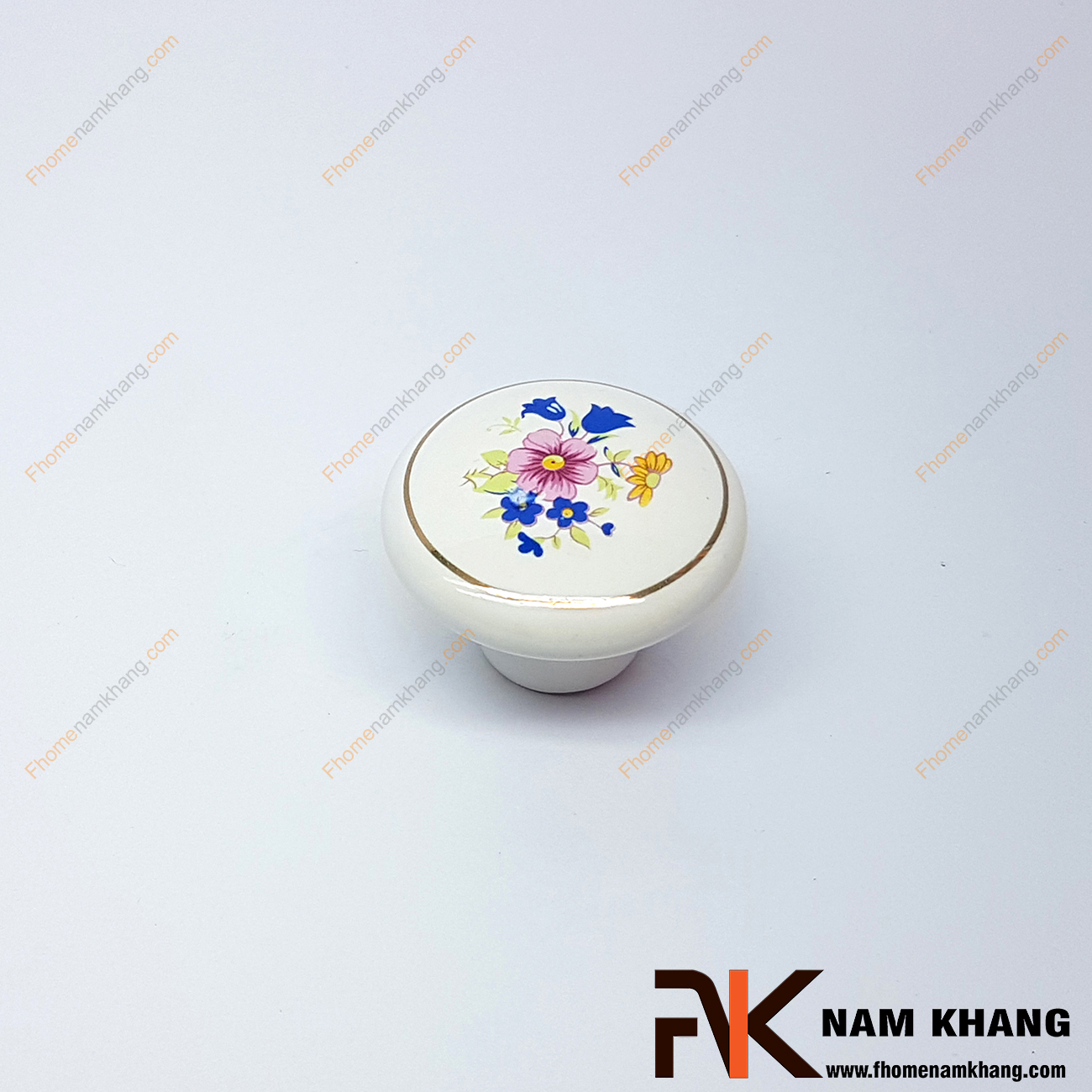 Núm nắm tủ sứ NK302 là một dạng núm nắm tủ bằng sứ trắng rất quen thuộc.