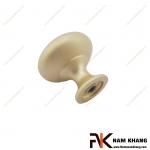 Núm nắm tủ tròn màu vàng mờ NK141-VM