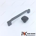Núm cửa tủ màu xám dạng vuông NK131-X