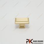 Núm cửa tủ dạng chữ nhật màu vàng mờ NK404-VM