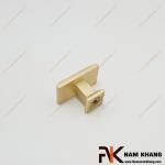 Núm cửa tủ dạng chữ nhật màu vàng mờ NK404-VM