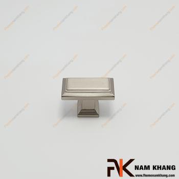 Núm cửa tủ dạng chữ nhật màu ghi xám NK404-G