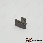 Núm cửa tủ dạng chữ nhật màu xám NK404-X