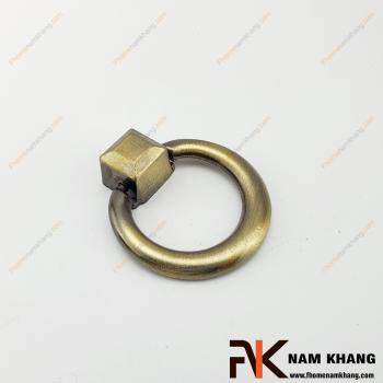 Núm cửa tủ dạng vòng màu rêu NK388-RT