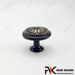 Núm cửa tủ dạng tròn màu đen NK245-D