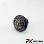 Núm cửa tủ dạng tròn màu đen NK245-D