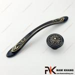 Núm cửa tủ dạng tròn màu đen NK245-D