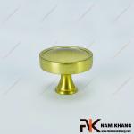 Núm cửa tủ dạng tròn vàng mờ NK267-HV