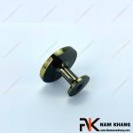Núm cửa tủ dạng tròn màu rêu bóng NK204-RB