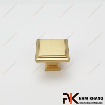 Núm cửa tủ dạng vuông màu vàng mờ NK230-VM