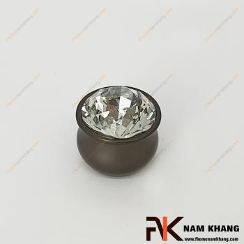 Núm cửa tủ kết hợp đá pha lê NK439-XBD