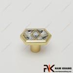 Núm cửa tủ kết hợp đá pha lê NK439-VLD