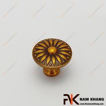 Núm cửa tủ dạng tròn màu cafe NK226-CF 