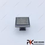 Núm cửa tủ dạng vuông màu ghi cổ điển NK230-GC
