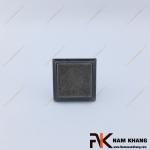 Núm cửa tủ dạng vuông màu ghi cổ điển NK230-GC