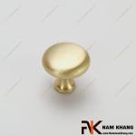 Núm cửa tủ tròn màu vàng xước NK141-VX