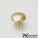 Núm cửa tủ dạng tròn màu vàng xước NK159-V