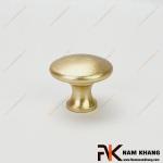 Núm cửa tủ dạng tròn màu vàng xước NK159-V