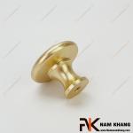 Núm cửa tủ dạng tròn màu vàng xước NK159-V