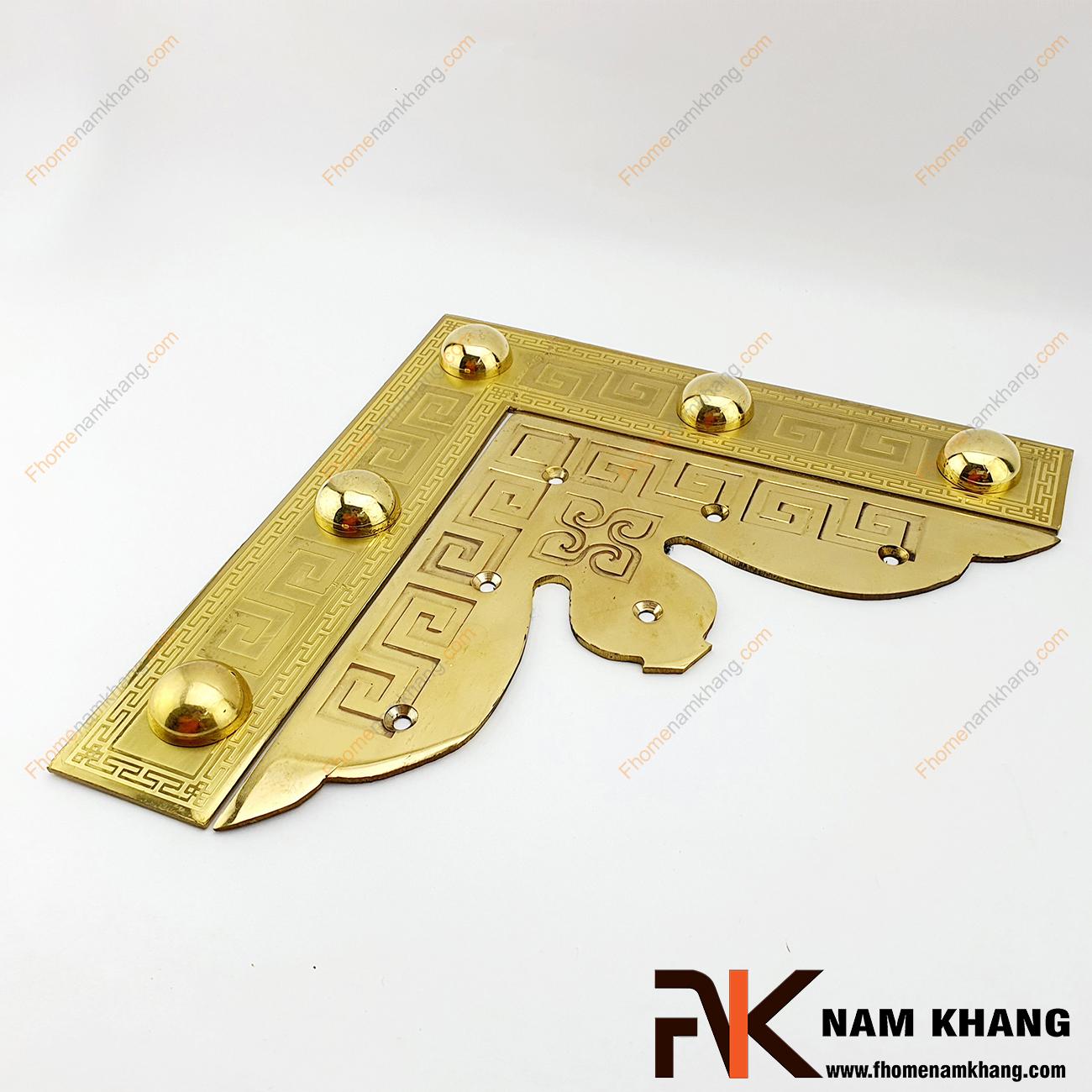 Ke góc cửa gỗ màu đồng vàng bằng đồng NK188-KVM