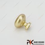 Núm cửa tủ dạng tròn màu vàng xước NK172L-VX