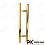 Tay nắm cửa chính dạng thanh tròn màu vàng bóng NK428-V