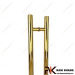 Tay nắm cửa chính dạng thanh tròn màu vàng bóng NK428-V
