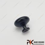 Núm cửa tủ dạng tròn màu đen mờ NK172L-D