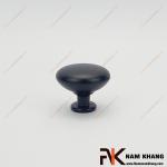 Núm cửa tủ dạng tròn màu đen mờ NK172N-D