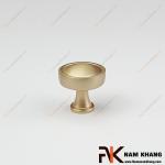 Núm cửa tủ dạng tròn vàng xước NK267L-HV
