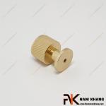 Núm cửa tủ dạng tròn màu đồng vàng NK207T-VH