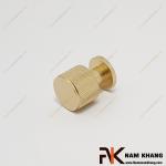 Núm cửa tủ dạng tròn màu đồng vàng NK207T-VH