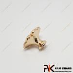 Núm cửa tủ hoa văn cổ điển màu vàng NK252-VB