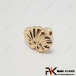 Núm cửa tủ hoa văn cổ điển màu vàng NK252-VB