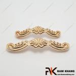 Tay nắm tủ hoa văn cổ điển vàng bóng NK252-VB