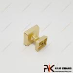 Núm cửa tủ dạng vuông màu vàng mờ xước NK206L-VM