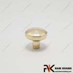 Núm cửa tủ dạng tròn màu vàng bóng NK355-VB
