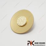 Tay nắm tủ cách điệu theo bông hoa với nhụy vàng ở tâm NK489-32V