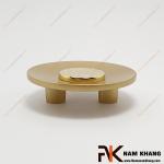 Tay nắm tủ cách điệu theo bông hoa với nhụy vàng ở tâm NK489-32V