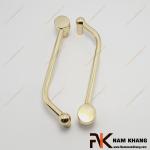 Tay nắm cửa tủ cách điệu vàng bóng NK234-128VB