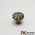 Núm nắm cửa tủ xoay tròn màu rêu NK355-RX