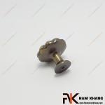 Núm nắm cửa tủ xoay tròn màu rêu NK355-RX