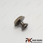 Núm cửa tủ hoa cổ điển màu xanh rêu NK048-RX