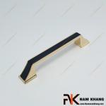 Tay nắm tủ phối hợp đế vàng bóng NK398L-DV