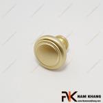 Núm cửa tủ dạng tròn viền màu vàng mờ NK337L-VM