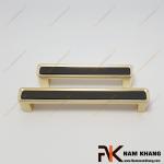 Tay nắm tủ phối hợp đế vàng bóng NK398L-DCN