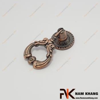 Núm cửa tủ dạng vòng cổ điển màu đồng cổ NK353H-C