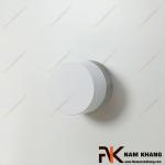 Núm cửa tủ phối đèn led trụ tròn màu trắng NK494TR-TTR
