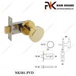Khóa chốt cửa bí mật màu vàng bóng NK581-PVD