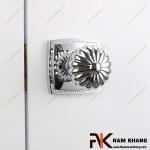 Khóa chốt cửa màu trắng bạc NK579-B